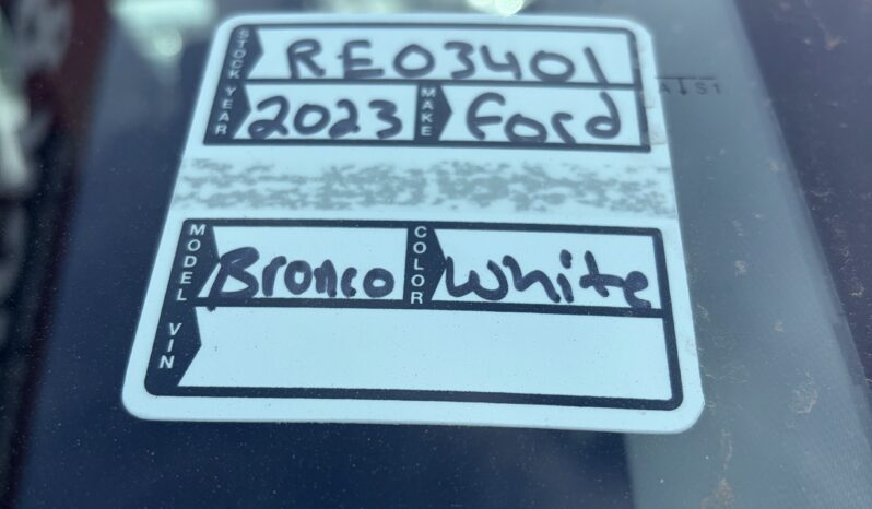
2023 FORD BRONCO SPORT full									