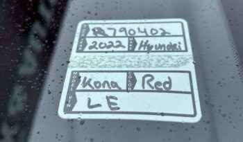 
2022 HYUNDAI KONA LE full								